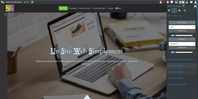 Modifier les polices pour l'ensemble du site en quelques clics